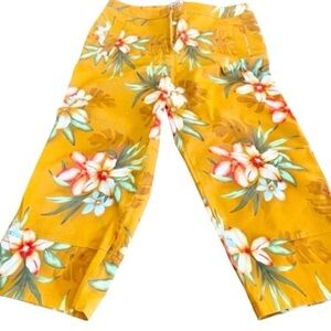CHICO’S DESIGN Cropped Floral Pants